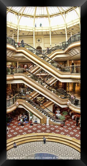 Abstract stairway Framed Print by Tim Shaw