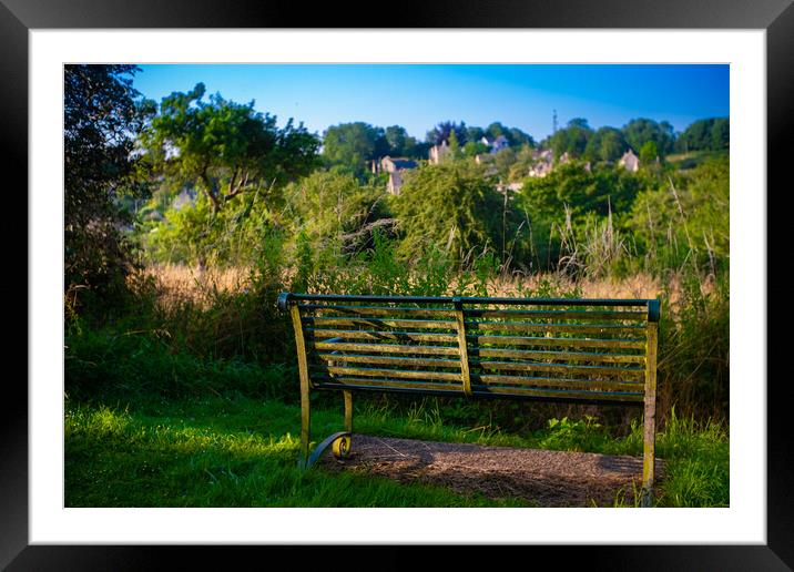 Avening view  Framed Mounted Print by Steve Taylor