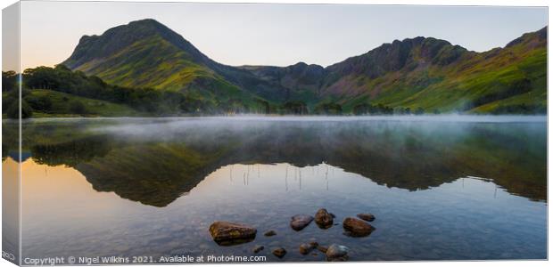 Buttermere, Lake District Canvas Print by Nigel Wilkins