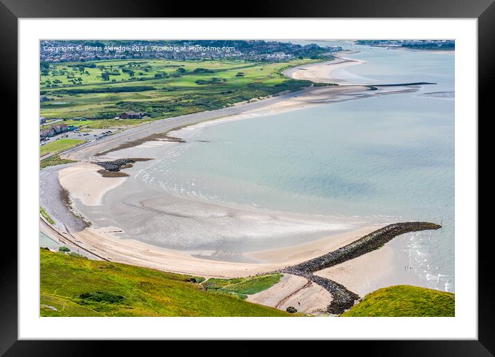 View from Great Orme Framed Mounted Print by Beata Aldridge