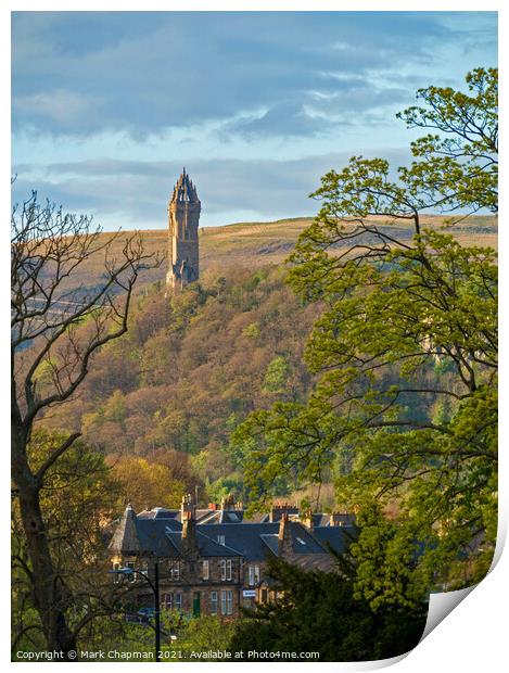 The Wallace Monument, Stirling, Scotland Print by Photimageon UK