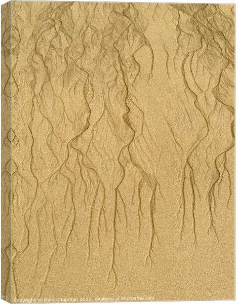 Abstract sand patterns Canvas Print by Photimageon UK