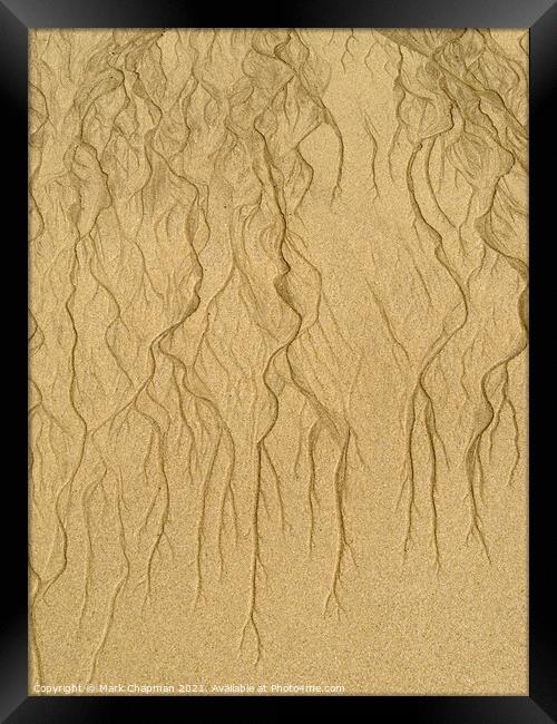 Abstract sand patterns Framed Print by Photimageon UK