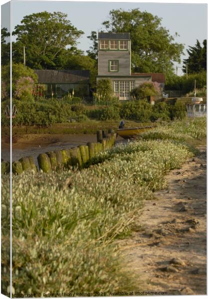 Brancaster Staithe Canvas Print by Peter Anthony Rollings