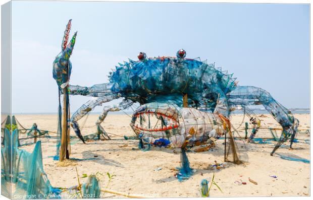 Mad Crab, Cochin Canvas Print by Graham Prentice
