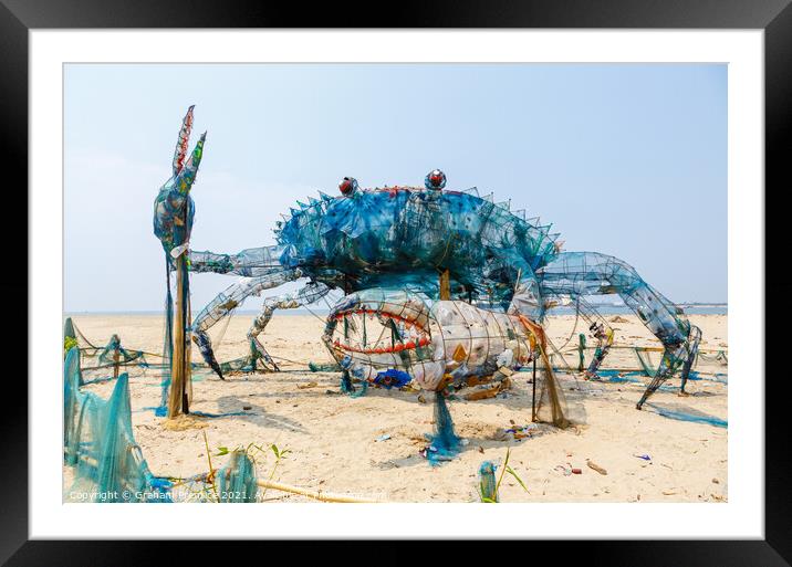 Mad Crab, Cochin Framed Mounted Print by Graham Prentice