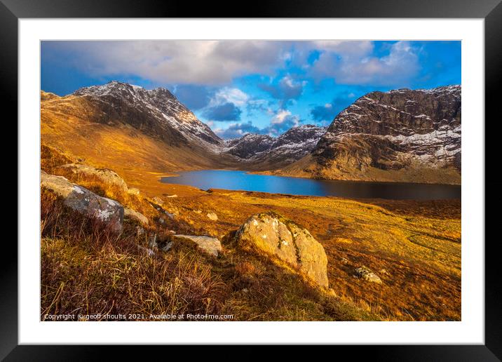 Carnmore  Framed Mounted Print by geoff shoults