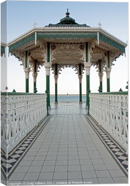 The Empty Bandstand Canvas Print by Craig Williams