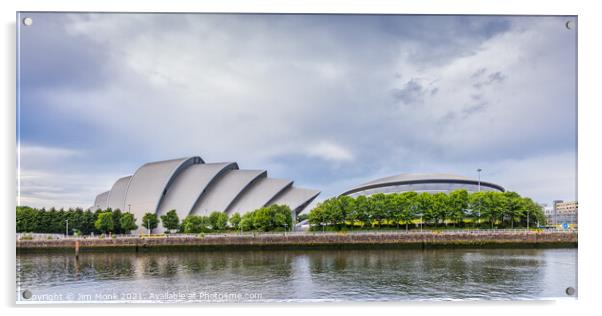SEC Armadillo and SSE Hydro in Glasgow Acrylic by Jim Monk