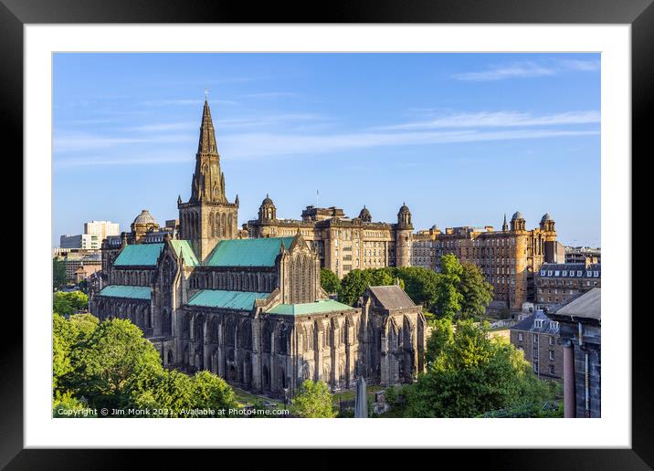 Glasgow Cathedral Framed Mounted Print by Jim Monk