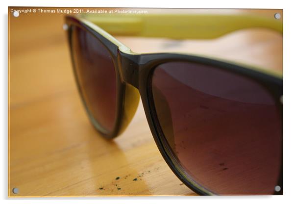 Sunglasses Acrylic by Thomas Mudge
