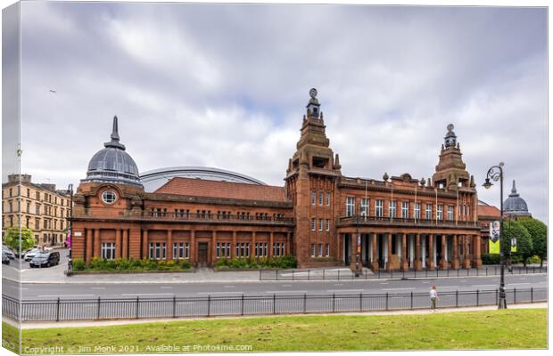 The Kelvin Hall in Glasgow Canvas Print by Jim Monk