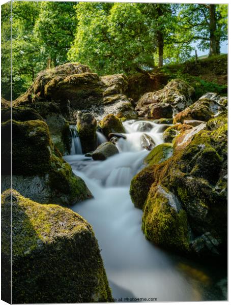 A picture of scaur water Dumfries and Galloway Canvas Print by christian maltby