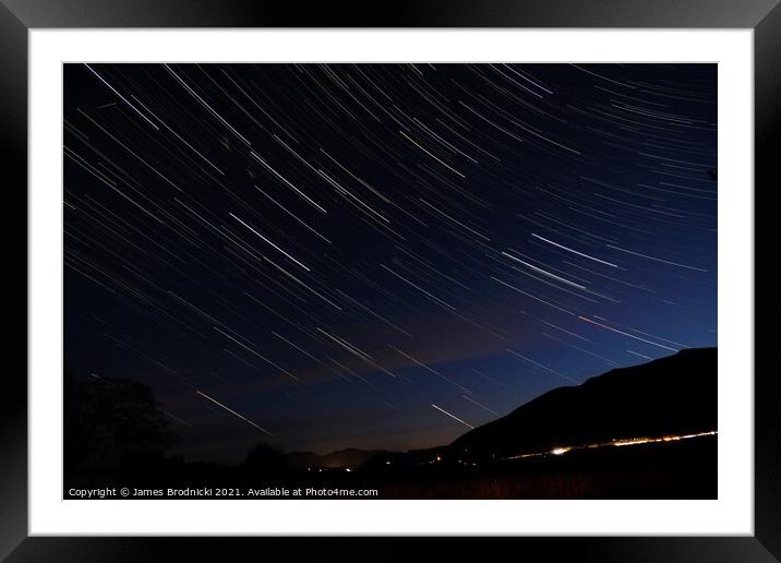 Lake District Stars Framed Mounted Print by James Brodnicki