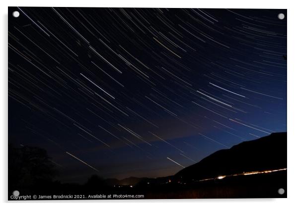 Lake District Stars Acrylic by James Brodnicki