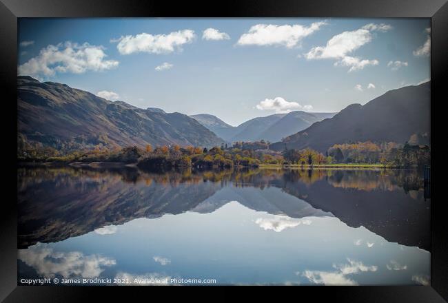 Ullswater Reflections Framed Print by James Brodnicki