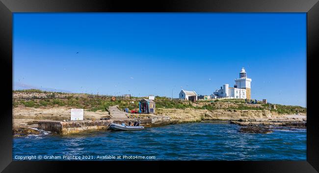 Coquet Island, Northumberland Framed Print by Graham Prentice