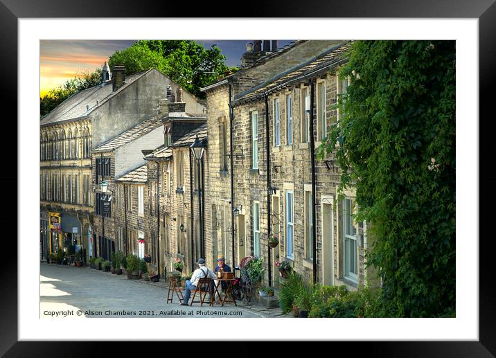 Haworth  Framed Mounted Print by Alison Chambers