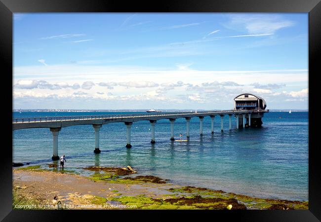 Bembridge lifeboat station, Isle of Wight. Framed Print by john hill
