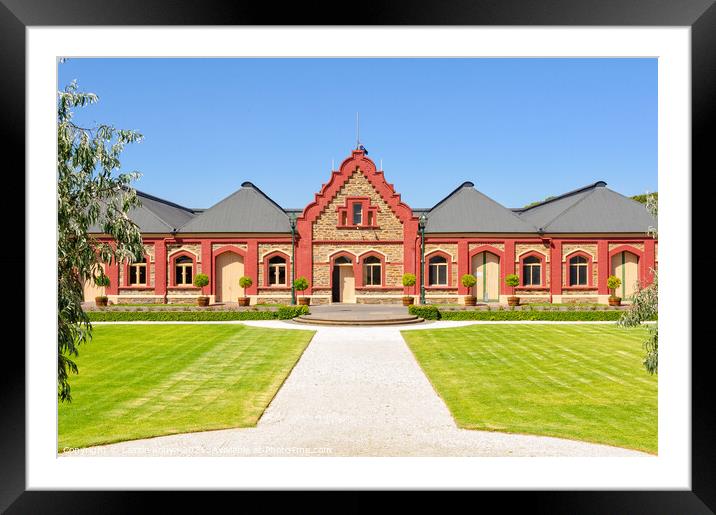 Chateau Tanunda Winery - Barossa Valley Framed Mounted Print by Laszlo Konya