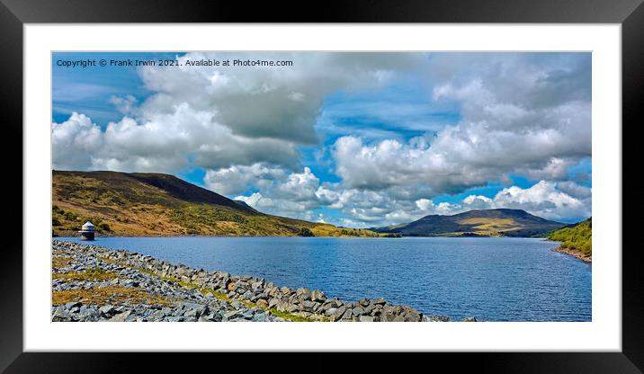 The beautiful Llyn Celyn reservoir Framed Mounted Print by Frank Irwin