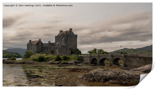 Castle of the Misty Highlands Print by John Hastings