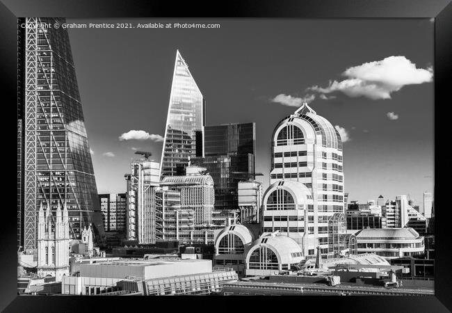 City of London Insurance District Architecture Framed Print by Graham Prentice