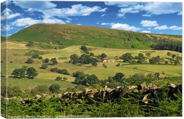 North York Moors Landscape in Ryedale Canvas Print by Martyn Arnold