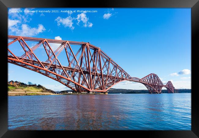 Forth Bridge from North Queensferry Framed Print by Howard Kennedy