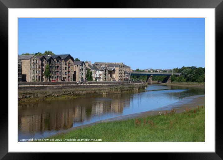 St Georges's Quay, Lancaster Framed Mounted Print by Andrew Bell