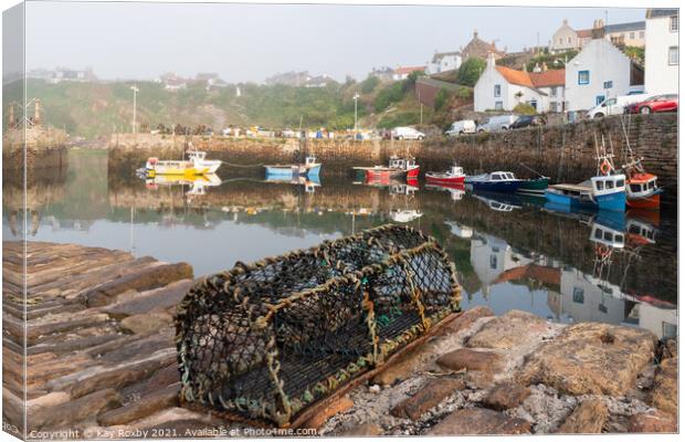 Crail Harbour Canvas Print by Kay Roxby
