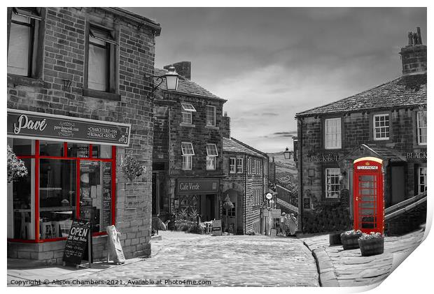 Haworth Colour Selected Print by Alison Chambers