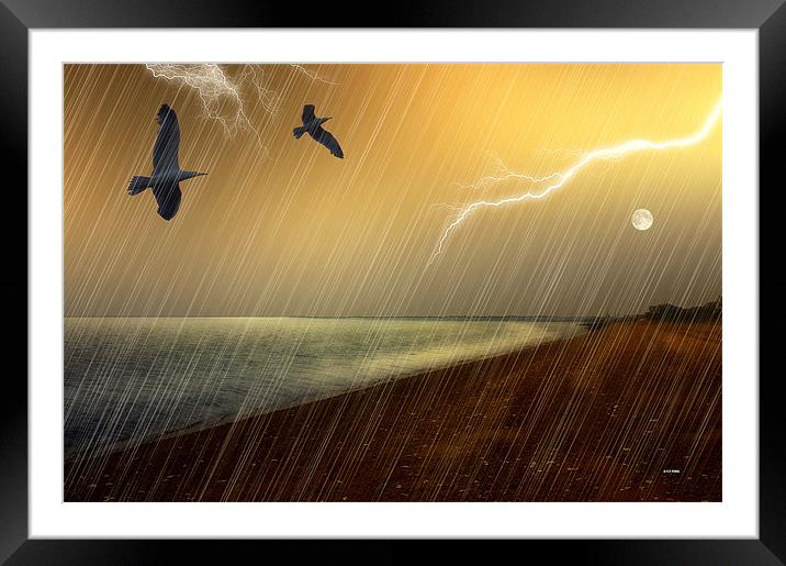 STORMY MONDAY Framed Mounted Print by Tom York