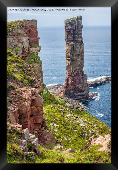 Old Man of Hoy, Orkney, Scotland #2 Framed Print by Angus McComiskey