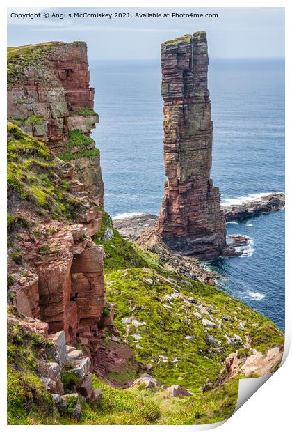 Old Man of Hoy, Orkney, Scotland #2 Print by Angus McComiskey