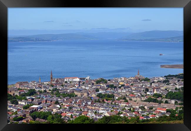 "Doon the watter" tae Largs Framed Print by Allan Durward Photography