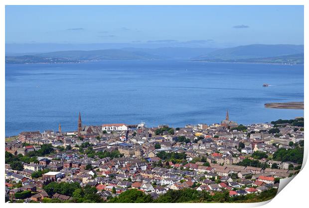 "Doon the watter" tae Largs Print by Allan Durward Photography