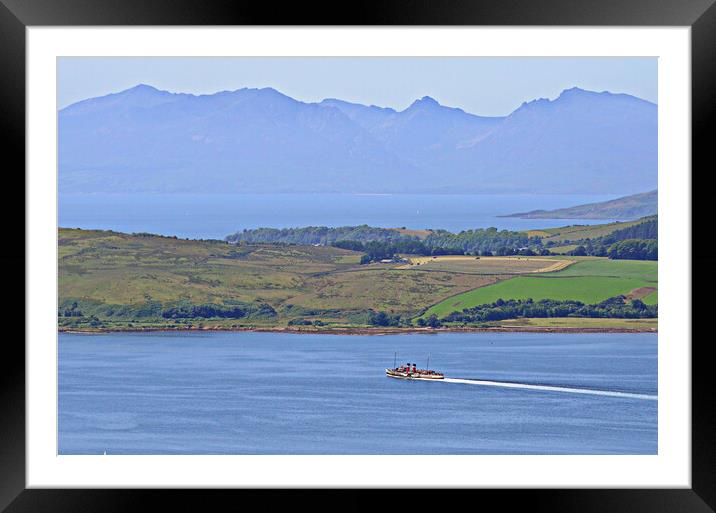 PS Waverley "Doon the Watter" Framed Mounted Print by Allan Durward Photography