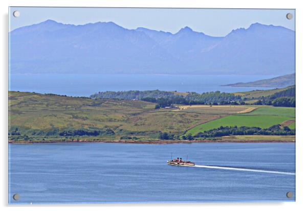 PS Waverley "Doon the Watter" Acrylic by Allan Durward Photography