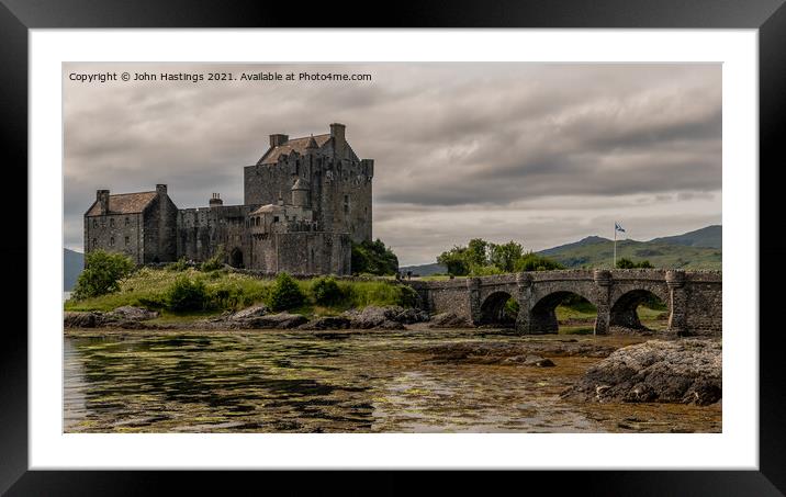 Scottish Fortress on the Highlands Framed Mounted Print by John Hastings