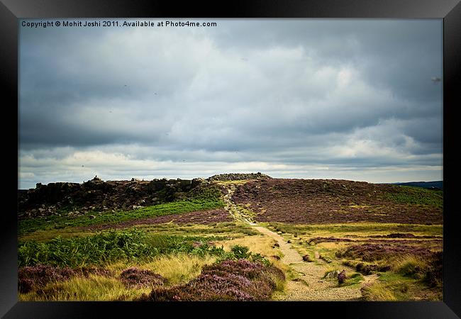 Burbage Valley Framed Print by Mohit Joshi