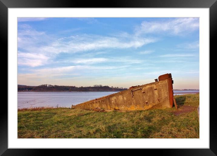 Purton Ships’ Graveyard - FCB 75 Framed Mounted Print by Susan Snow