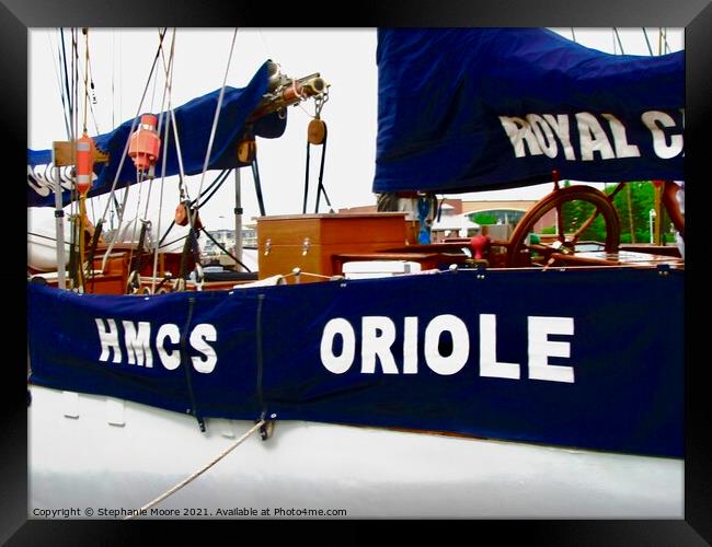 HMCS Oriole Framed Print by Stephanie Moore