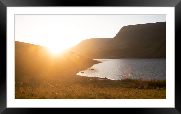 sunrise over the Brecon Beacons  Framed Mounted Print by Ollie Hully