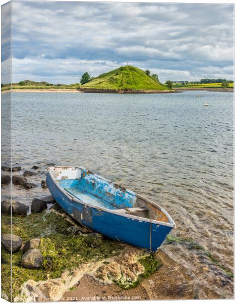 The Aln Estuary, Alnmouth Canvas Print by Jim Monk
