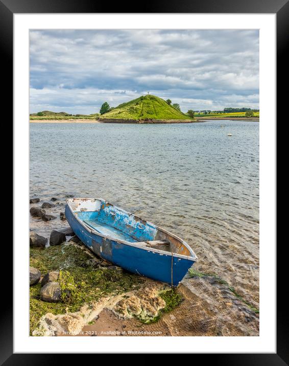 The Aln Estuary, Alnmouth Framed Mounted Print by Jim Monk