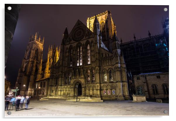 Illuminated Gothic Wonder Acrylic by Ron Ella