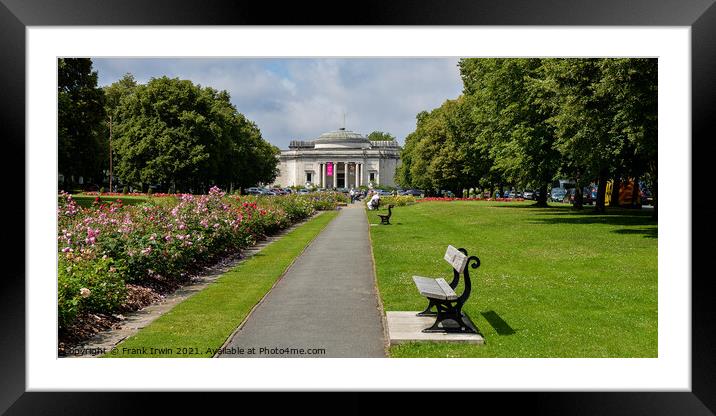 Lady Lever Art Gallery, (Port Sunlight Museum) Framed Mounted Print by Frank Irwin