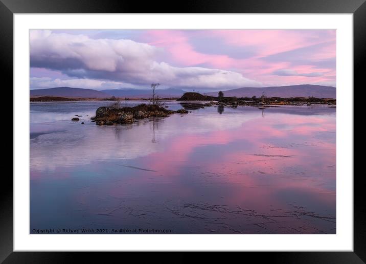 Morning Colours Framed Mounted Print by Richard Webb