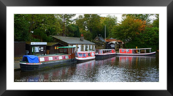 the union canal Framed Mounted Print by dale rys (LP)